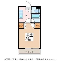 間取図画像 1K