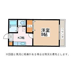 MI-CASA 1Kの間取図画像