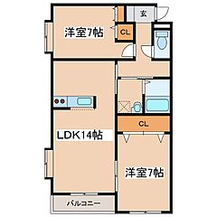 物件の間取り