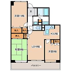 物件の間取り