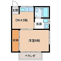 メゾン柏原B  ｜ 長野県飯田市上郷黒田（賃貸アパート1K・2階・24.84㎡） その2