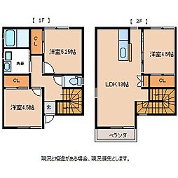 ベルメゾン御殿山ガーデン北 3LDKの間取り