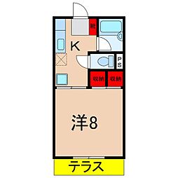 間取図画像 1K