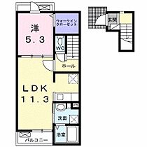 モントレイ  ｜ 長野県須坂市大字塩川525-2（賃貸アパート1LDK・2階・43.47㎡） その2