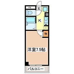 間取図画像 1K