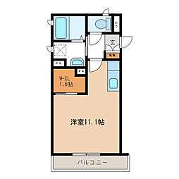 RoyalEclair ワンルームの間取図画像