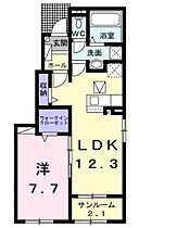 カーザ　マルヒロ  ｜ 長野県伊那市西箕輪6912-5（賃貸アパート1LDK・1階・50.14㎡） その2