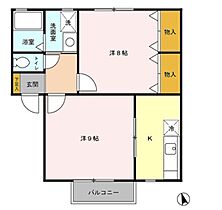 ボーンルリC  ｜ 長野県伊那市境（賃貸アパート2K・2階・48.75㎡） その2