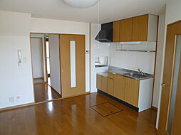 パールN 2階2DKのリビング/ダイニング