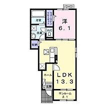 SPRING　HILL駒ヶ根B  ｜ 長野県駒ヶ根市赤穂6321（賃貸アパート1LDK・1階・50.01㎡） その2