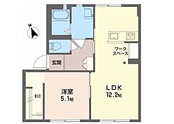 間取図画像 1LDK