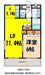 間取図画像 1LDK