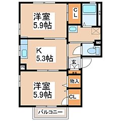 物件の間取り
