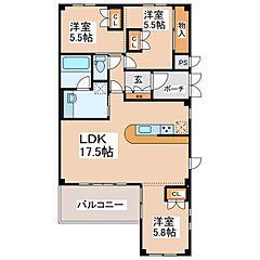 物件の間取り
