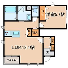 物件の間取り