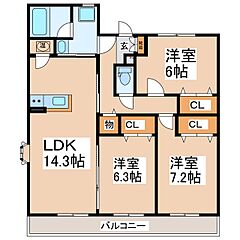 物件の間取り