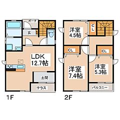 物件の間取り