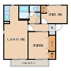 物件の間取り