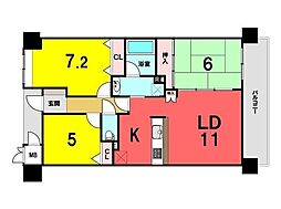 間取図画像 3LDK