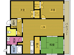 間取図画像 3LDK