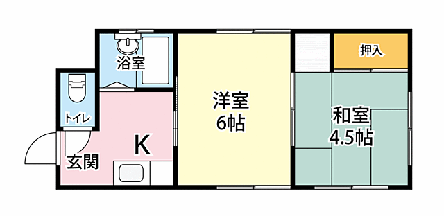 間取り 共栄ハウス 3階/302