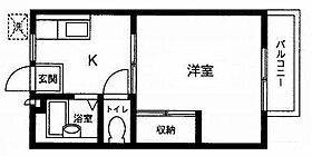 ウイングＬ  ｜ 東京都三鷹市中原1丁目26-38（賃貸アパート1K・2階・23.77㎡） その2