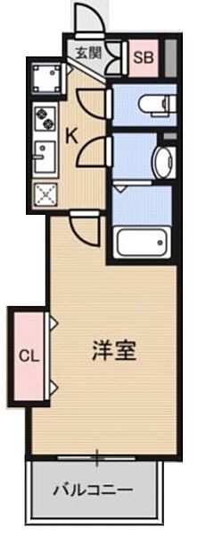 Luxe都島III ｜大阪府大阪市都島区都島中通2丁目(賃貸マンション1K・6階・24.75㎡)の写真 その2