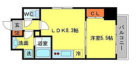 グリッドコート天神橋  ｜ 大阪府大阪市北区天神橋8丁目（賃貸マンション1LDK・4階・35.01㎡） その2