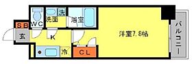 大阪府大阪市中央区島町2丁目2-8（賃貸マンション1K・15階・25.92㎡） その2