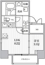 大阪府大阪市西区靱本町3丁目7-11（賃貸マンション1LDK・11階・31.50㎡） その2