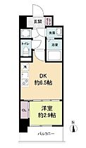 大阪府大阪市浪速区難波中3丁目12-11（賃貸マンション1DK・8階・26.48㎡） その2