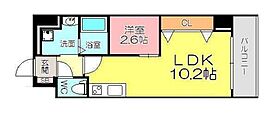 大阪府大阪市中央区船越町1丁目2-7（賃貸マンション1LDK・10階・34.20㎡） その2