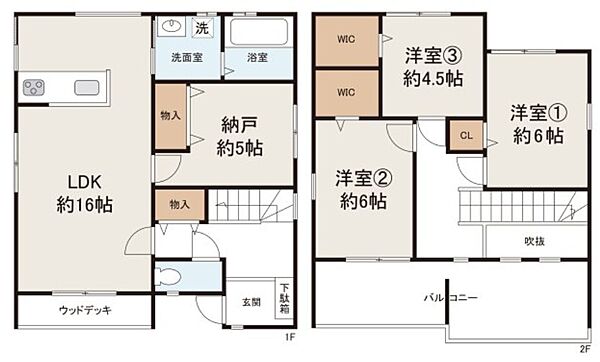 間取りを拡大表示