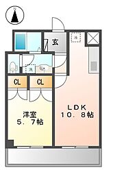 ＥＳＳＥ栄（エッセサカエ） 11階1LDKの間取り