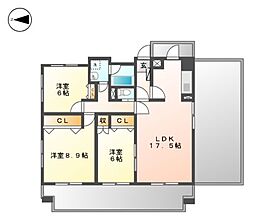 フロレスタ名駅（Ｆｌｏｒｅｓｔａ名駅） 10階3LDKの間取り
