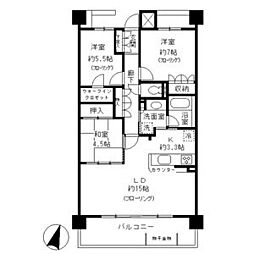 間取図画像 3LDK