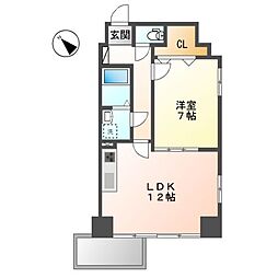 間取図画像 1LDK