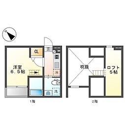 プランドール 1SKの間取図画像