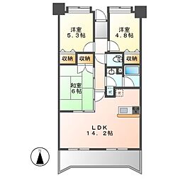 間取図画像 3LDK