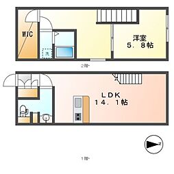 セレネスト名駅西（CELENEST名駅西） 4階1SLDKの間取り