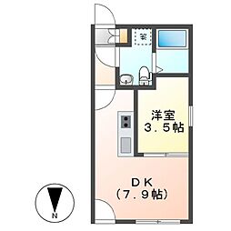 LeGioie(レジョイエ)ささしまライブ駅3 4階1DKの間取り