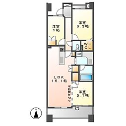 間取図画像 3LDK