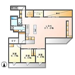 間取図画像 3SLDK