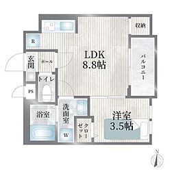 間取図画像 1LDK