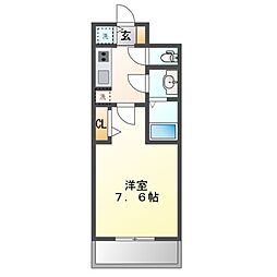 間取図画像 1K