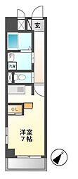 グランパラシオ 1Kの間取図画像