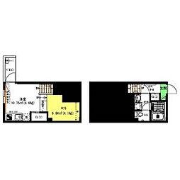 LuciaHills名駅北 ワンルームの間取図画像