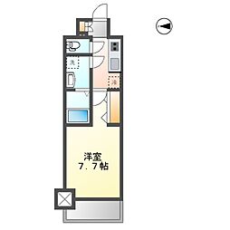 S-RESIDENCE庄内通駅前curere(クラーレ) 1Kの間取図画像