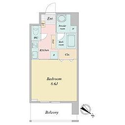 FRENCIANOIE名駅 1Kの間取図画像