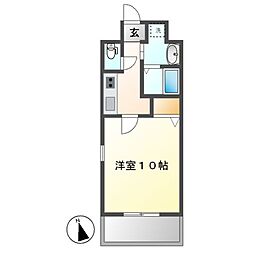 NEOJAPANESQUE出来町 1Kの間取図画像